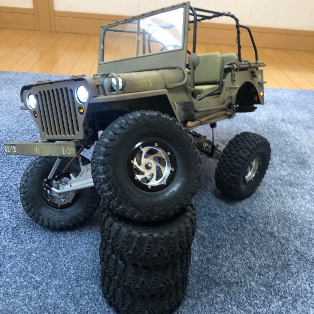 ラジコン1/6 jeep クローラー 2.2インチレイス脚周り　カスタム