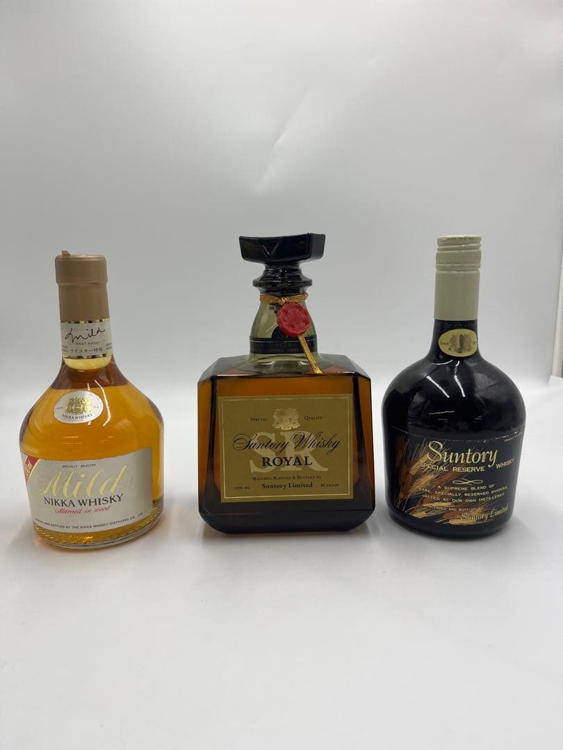 サントリー　ローヤル　12年　スペシャルリザーブ　ニッカウイスキー　3本