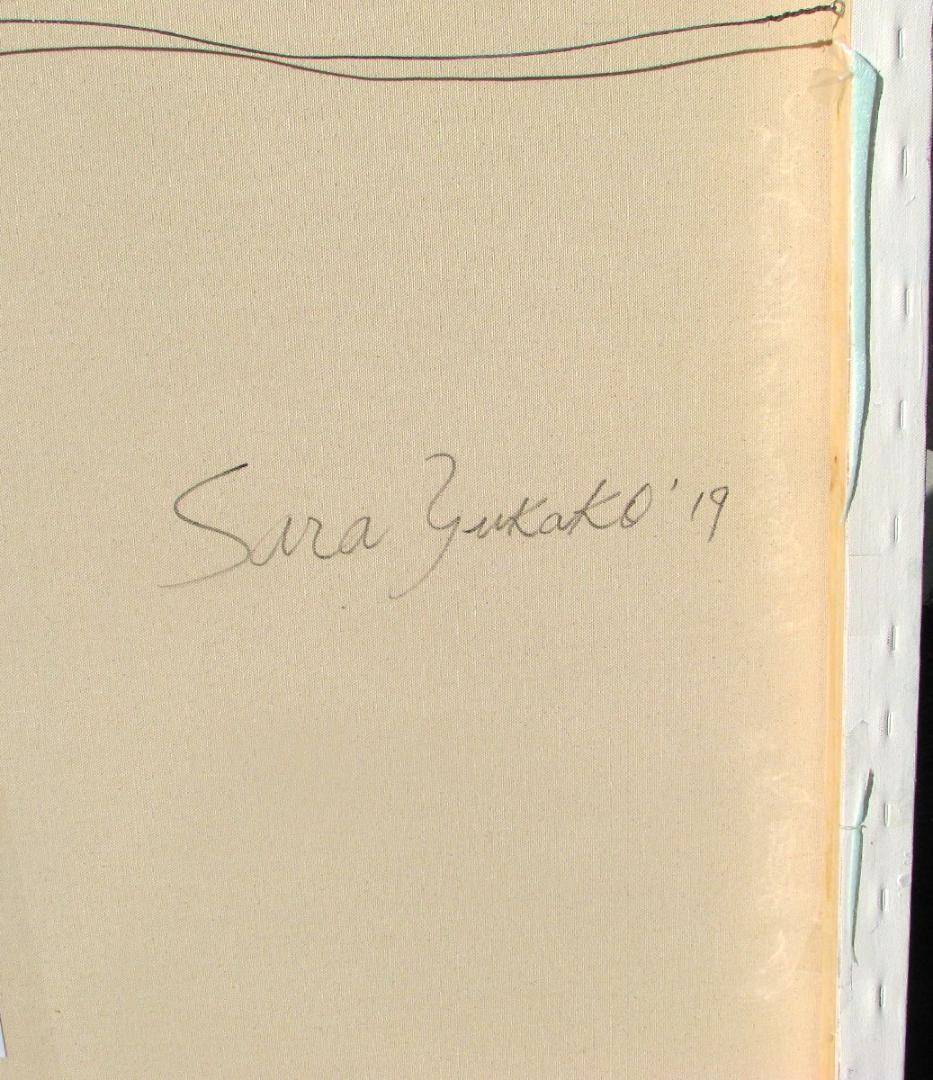 榊原由香子「untitled」S20号大,アクリル,ホノルルより日本初上陸