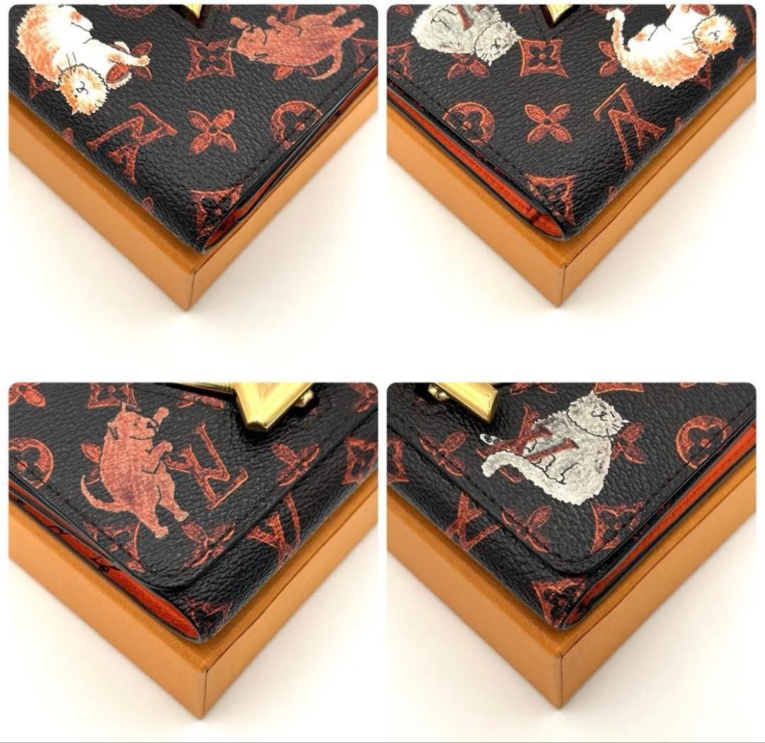 【希少！】 キャットグラム ポルトフォイユ ツイスト コンパクト 三つ折財布