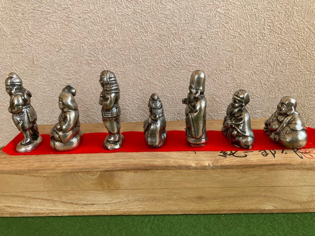 置物【銅器七福神】純一郎作