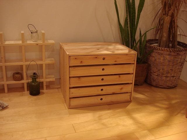 くるみ★送料無料★丸穴引き出し