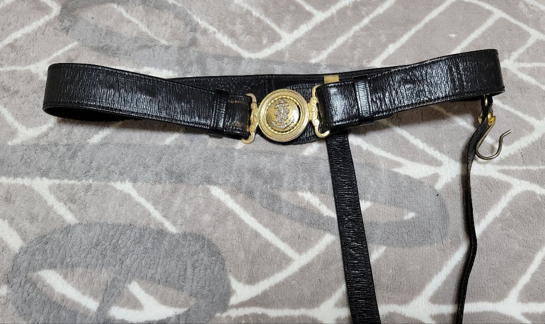 秋 日本海軍 士官用剣帯 レプリカ ベルト