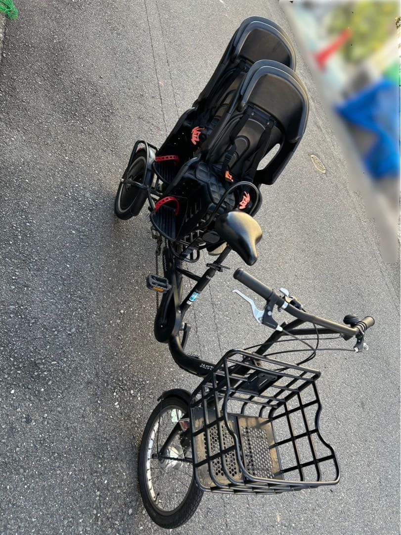 電動アシスト自転車 チャイルドシート2人乗り
