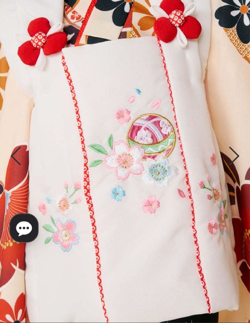 七五三 3才 被布セット 桜に七宝