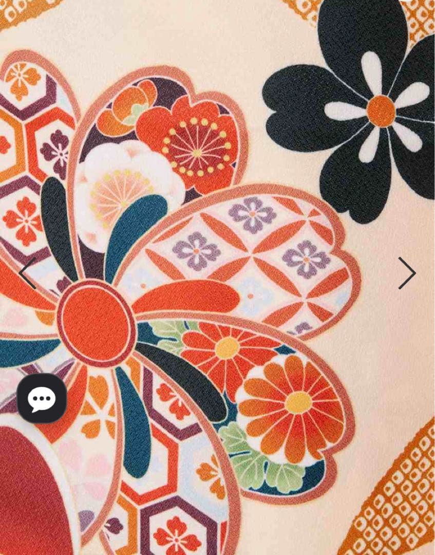 七五三 3才 被布セット 桜に七宝