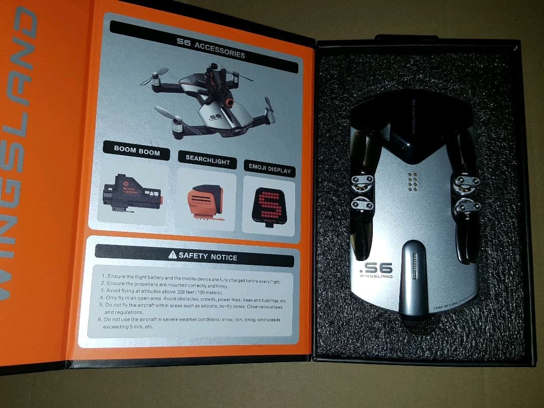 wingsland s6 SONY製高画質4kカメラ搭載