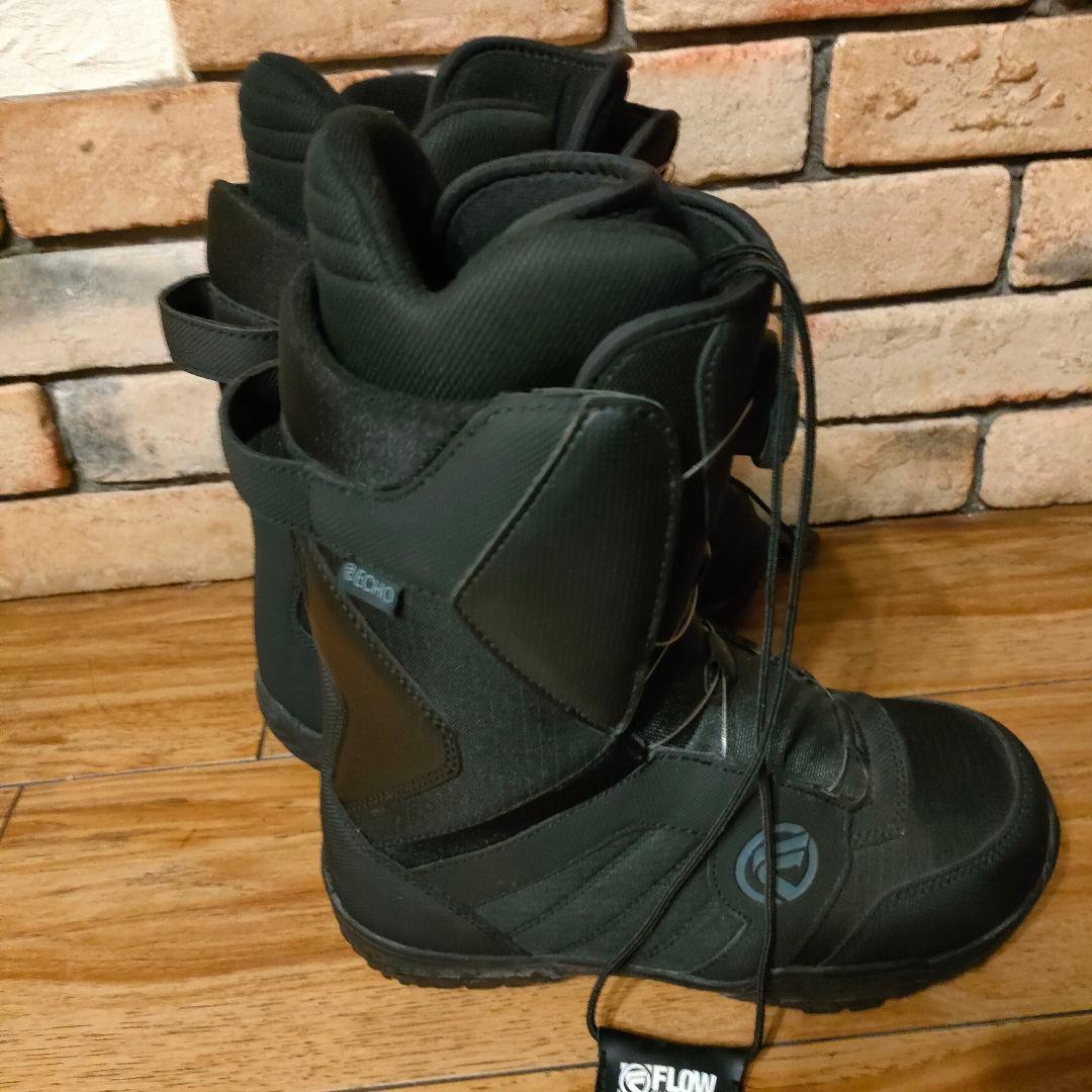 美品 FLOW フロー ECHO BOA エコ ボア スノボ ブーツ 25.5