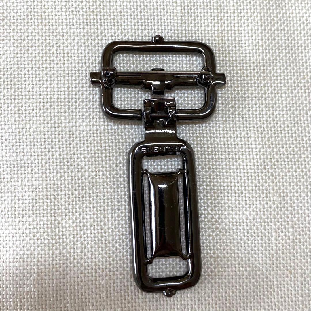 GIVENCHY ジバンシー　ピンクビジュー　ブローチ　アールデコ風