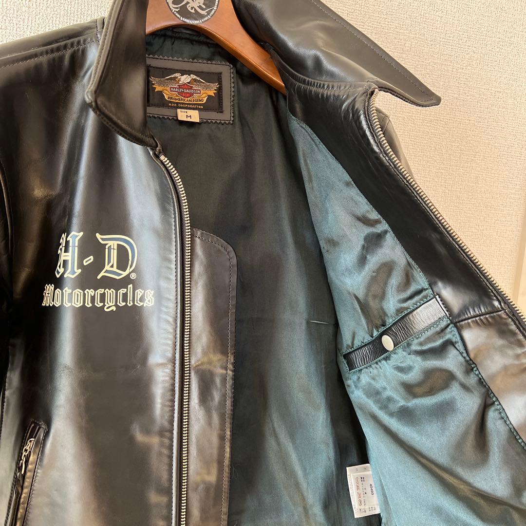 H-D Motorcycles ブラックレザー ジャケット Mサイズ