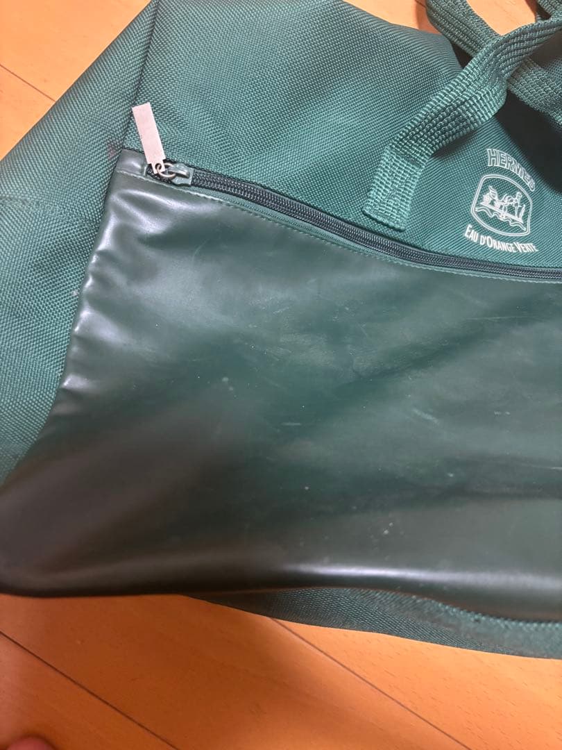 HERMES ボストンバッグ オードランジュヴェルト グリーン　ノベルティ