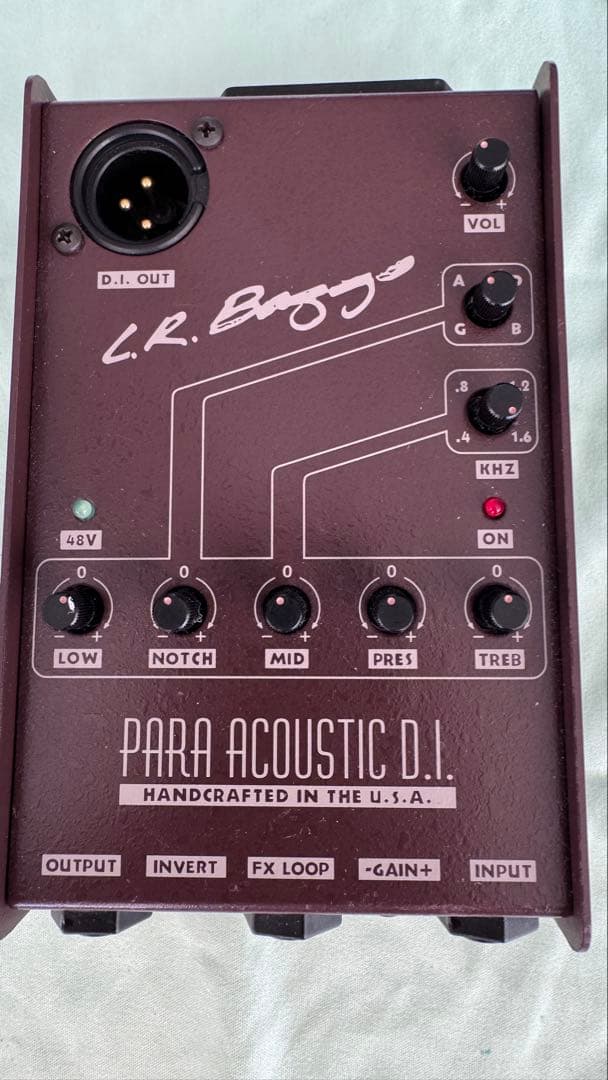 ギター L.R. Baggs PARA ACOUSTIC D.I.