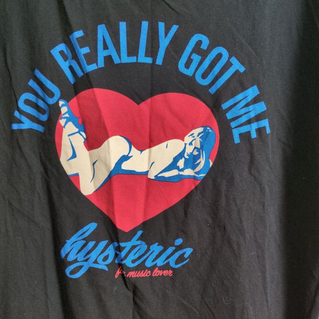 ヒステリックグラマー　Tシャツ　ブラック　ヒスガール