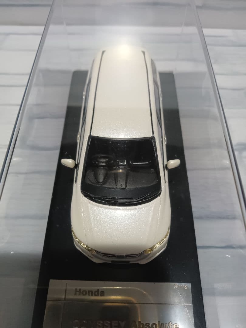 1/43 ホンダ　オデッセイ　RB3/RB4　アブソルート　ミニカー　ホワイト