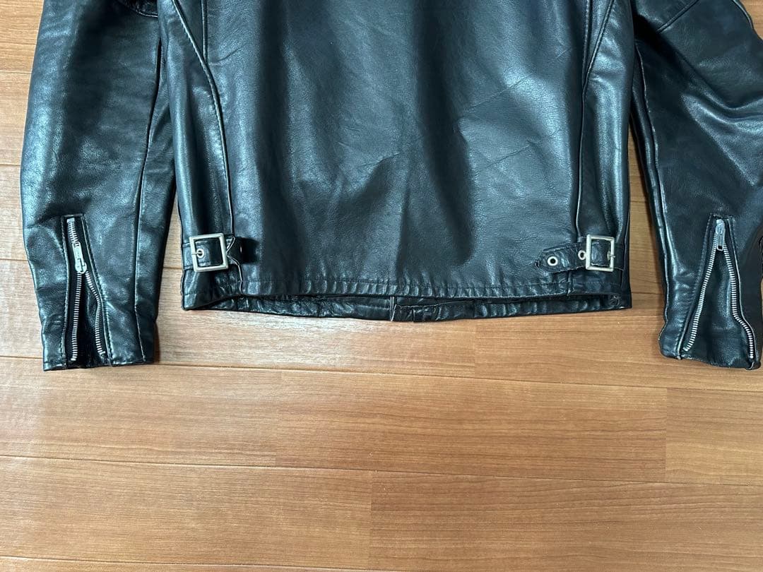 schott ショット裏地ボア付きシングルライダース 141オイルドカウレザー