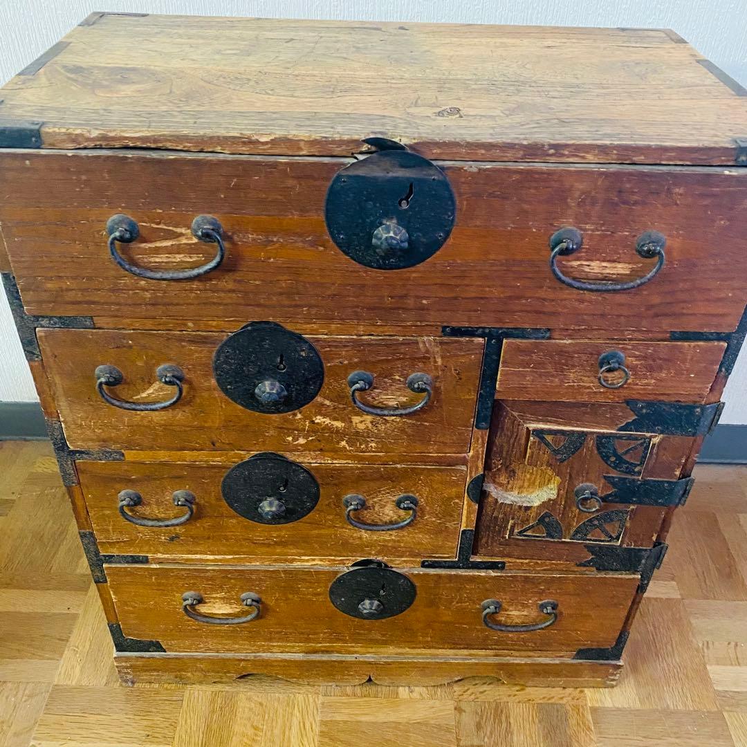 和箪笥　小箪笥　アンティーク　レトロ　古家具