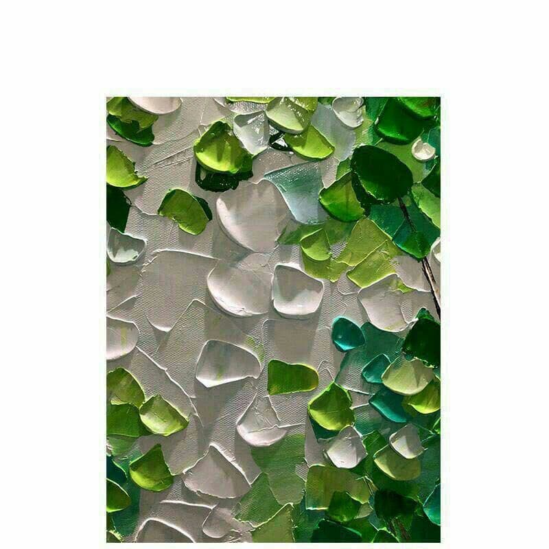 自然の風景 ミニマリストのモダンな手描きの風景油絵