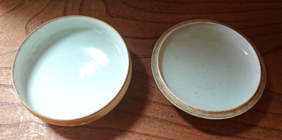 九谷焼蓋付き菓子鉢