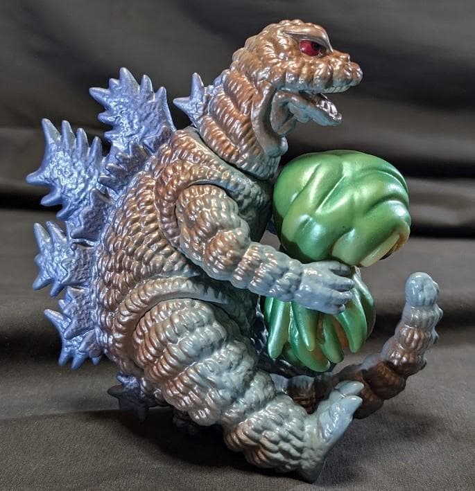 飛行ゴジラ＆ミニヘドラ（マーミット）ソフビ 怪獣天国ベビー ヘドゴジセット