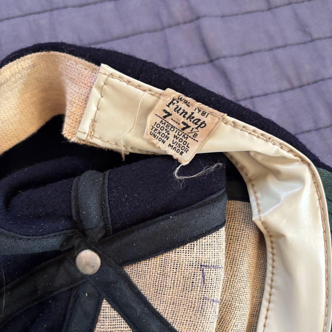 60s ~ ベースボールキャップ ウール 美品 6パネル usa製