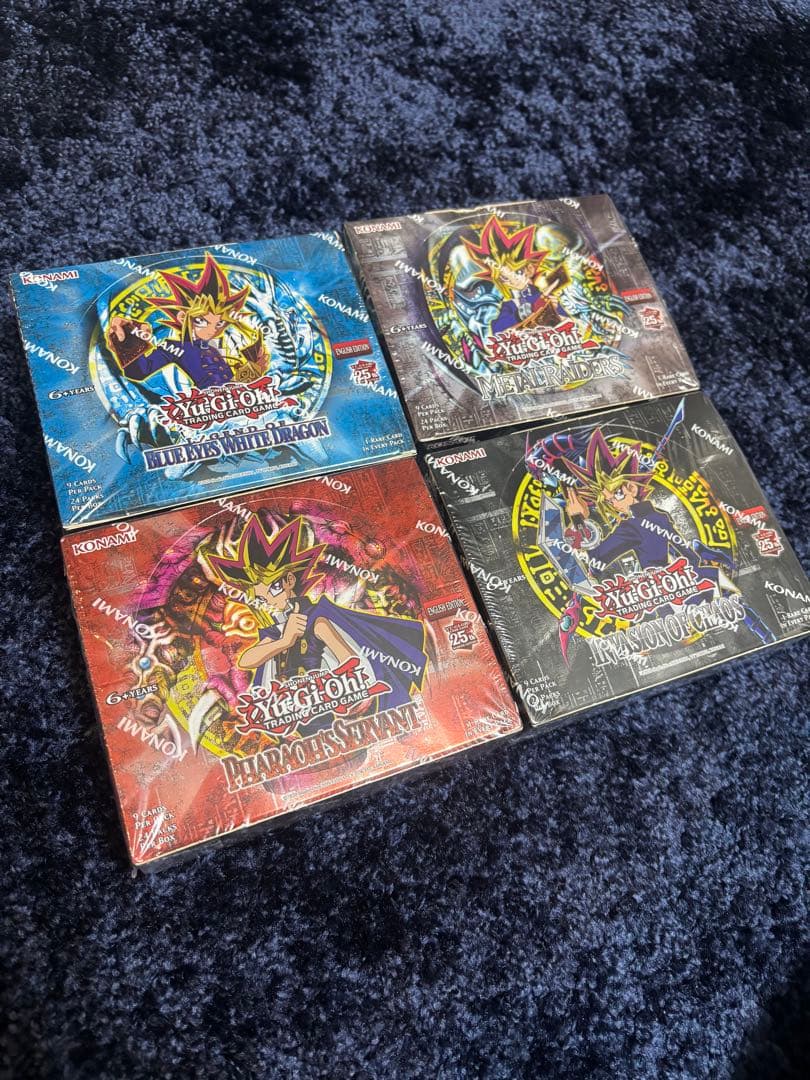 遊戯王　25周年　海外版　復刻　BOX 4個セット