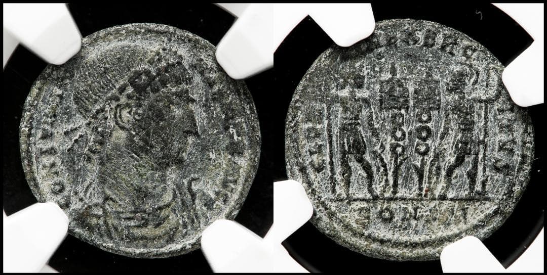 超希少　NGC-XF　ローマ帝国 コンスタンティヌス1世 AD307~337