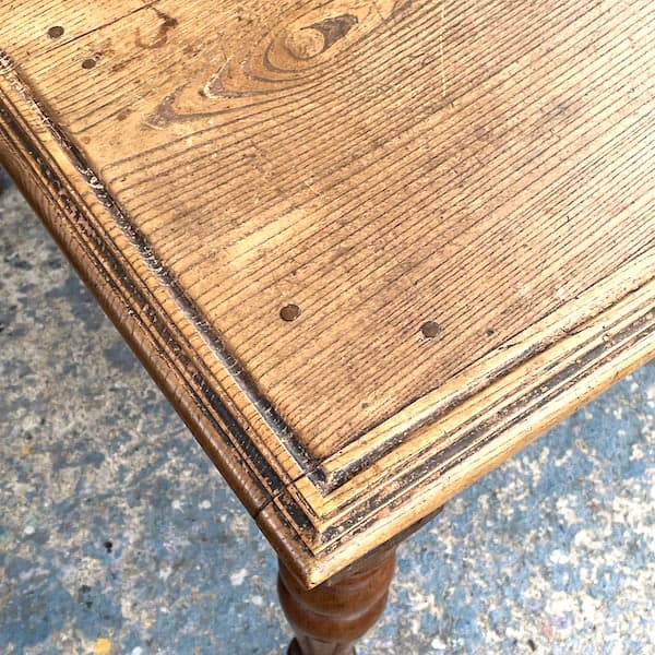 アンティーク　ダイニングテーブル　シャビィ　ロココ調　ワークテーブル