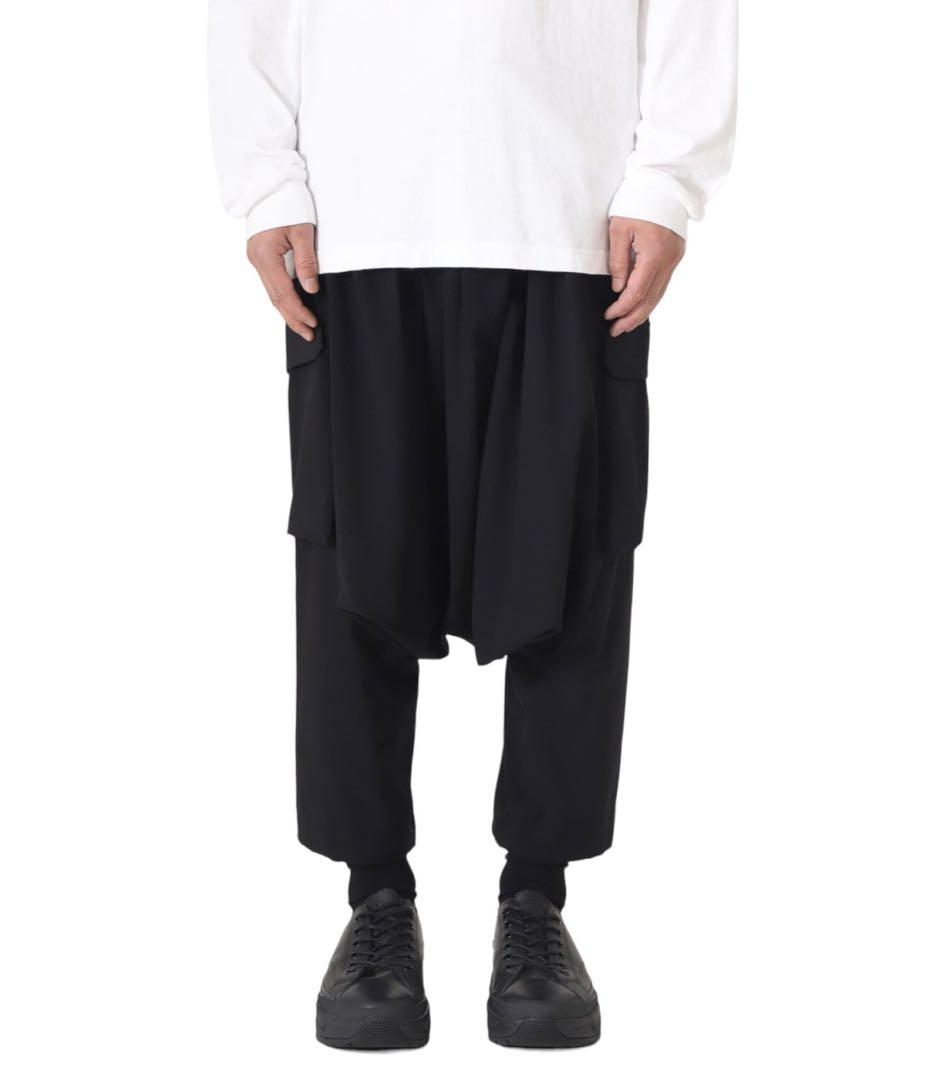 FUMITO GANRYU サルエル ナイロン カーゴパンツ size:2