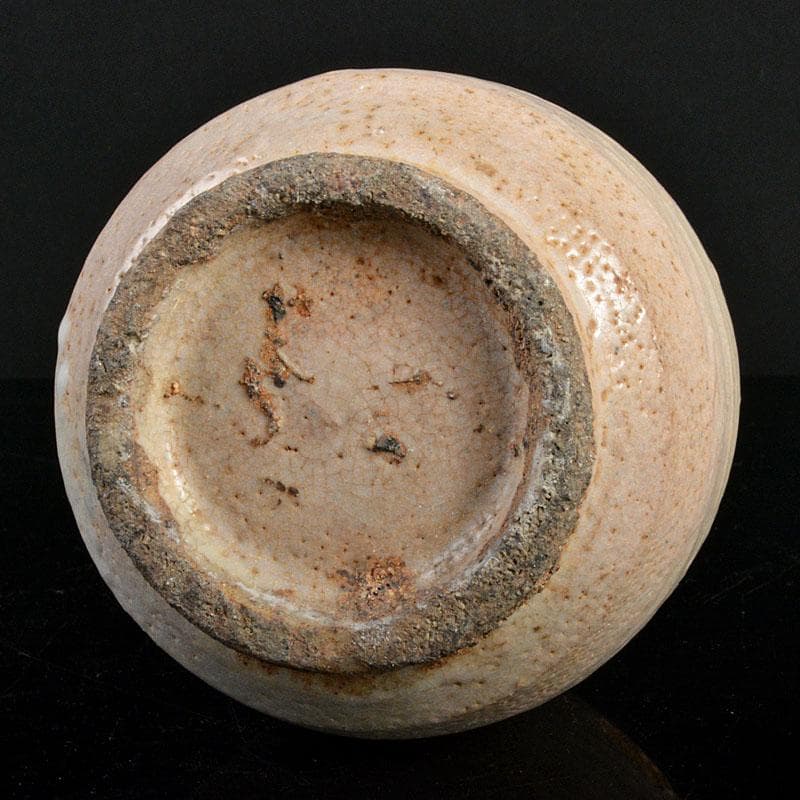 朝鮮　李朝　高麗白磁　壷　徳利　盤口瓶　V　R4419