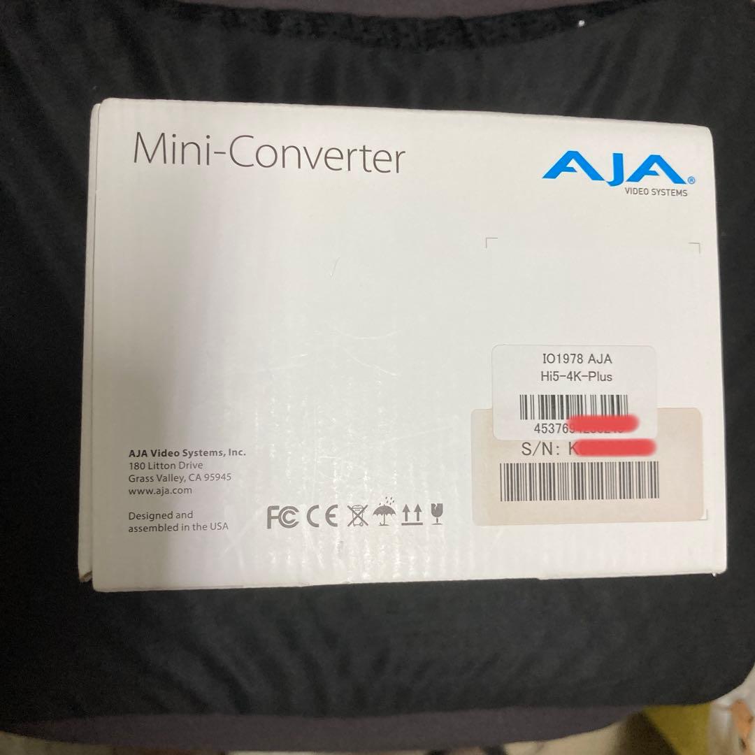 新品AJA Mini-Converter Hi5-4K-Plus本体未使用開封品