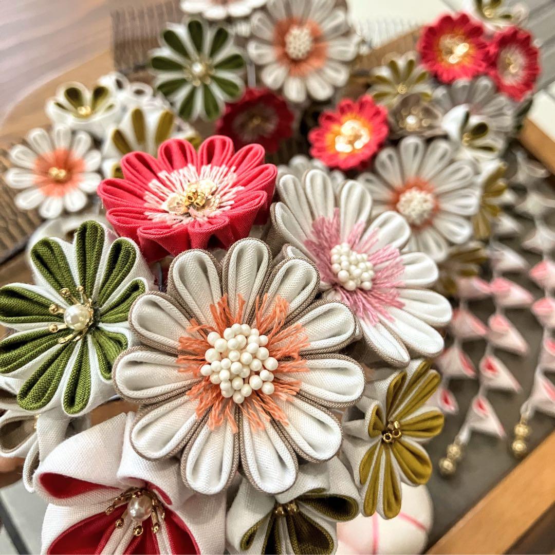 七五三用花飾り