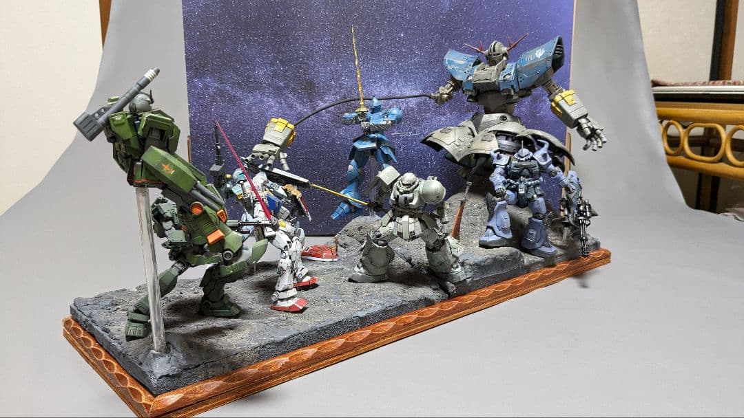 B*f様 ジオラマ　ガンプラ