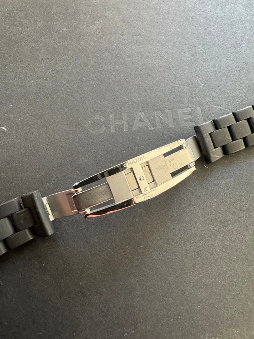 CHANEL J12 純正　ラバーベルト33ミリ