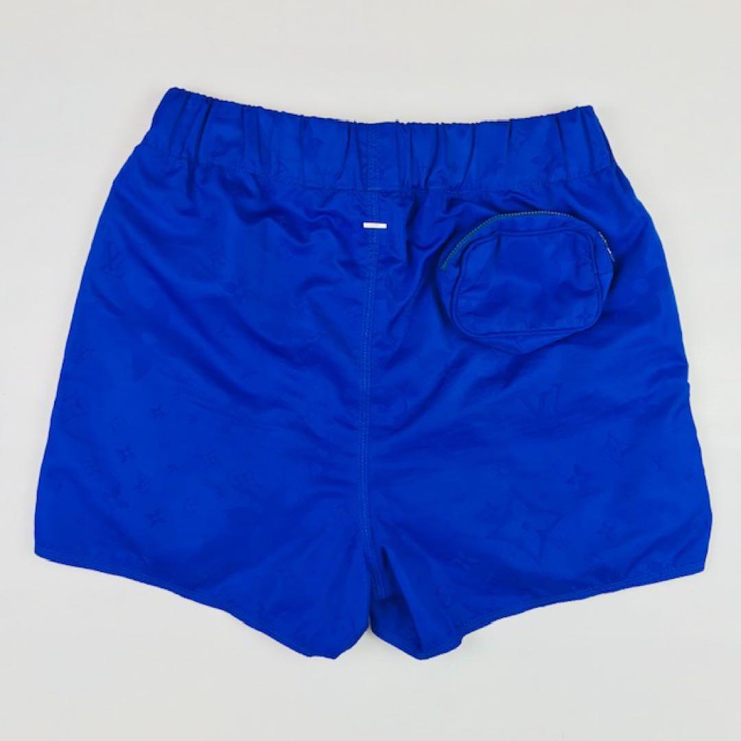 美品★ルイヴィトン・モノグラム総柄 3Dポケット付 スイムパンツ(XS)