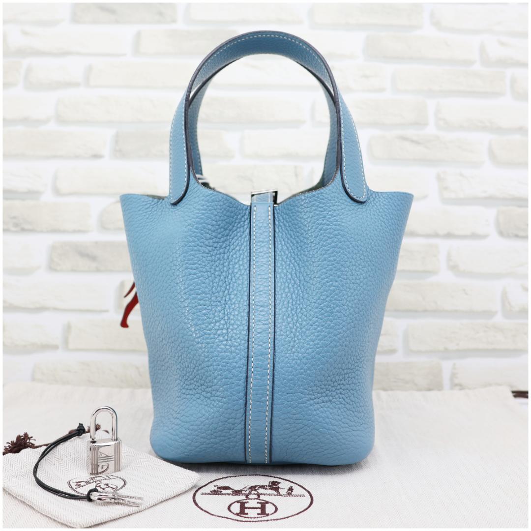 mtoe　エルメス ピコタンロック PM 18 ブルージーン □R刻