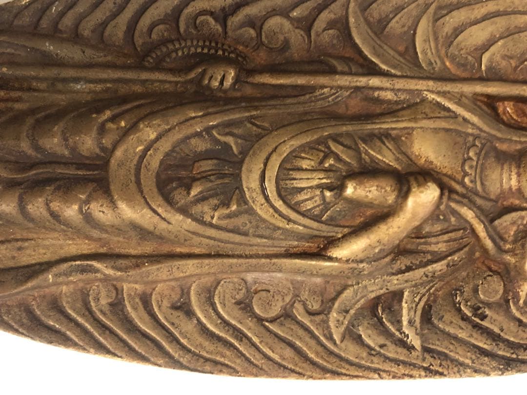 觀音. 立像，古铜製