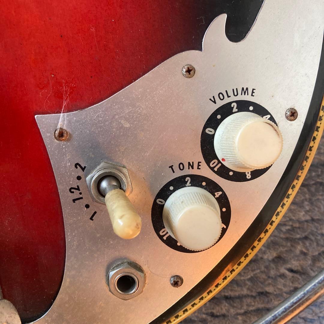 Lake エレキギター レッドグラデーション