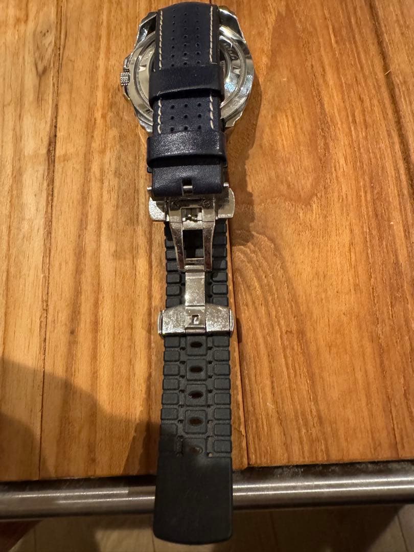 SEIKO 5 自動巻き ダイバーズウォッチ ネイビー