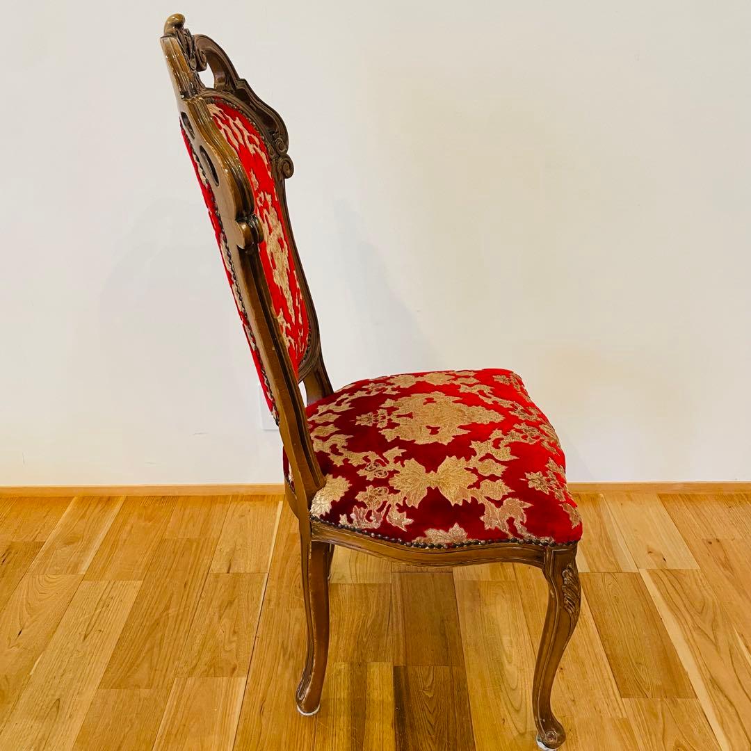イタリアダイニングチェア 金華山赤金猫脚椅子ヨーロピアン ロココ ③