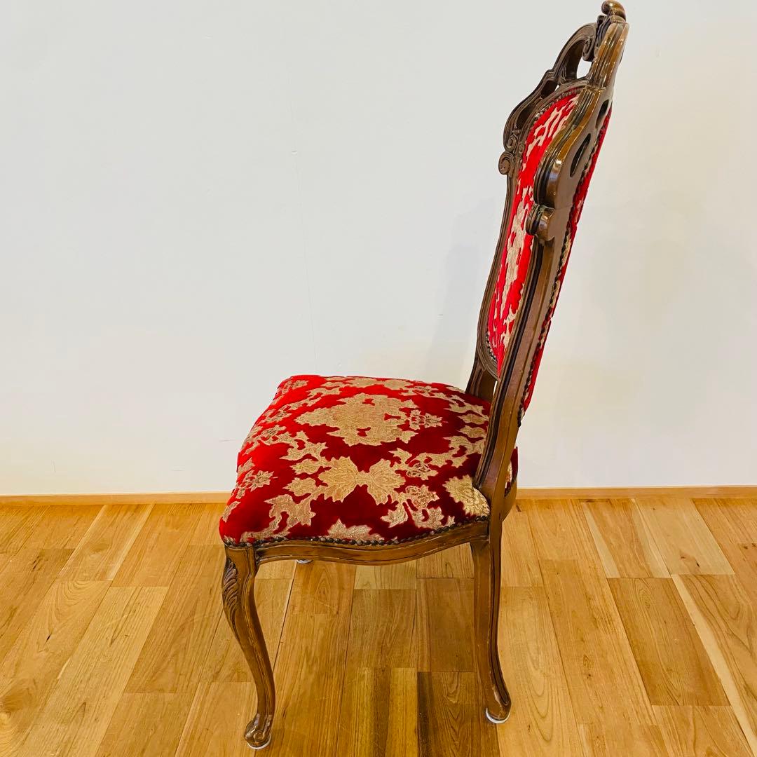 イタリアダイニングチェア 金華山赤金猫脚椅子ヨーロピアン ロココ ③
