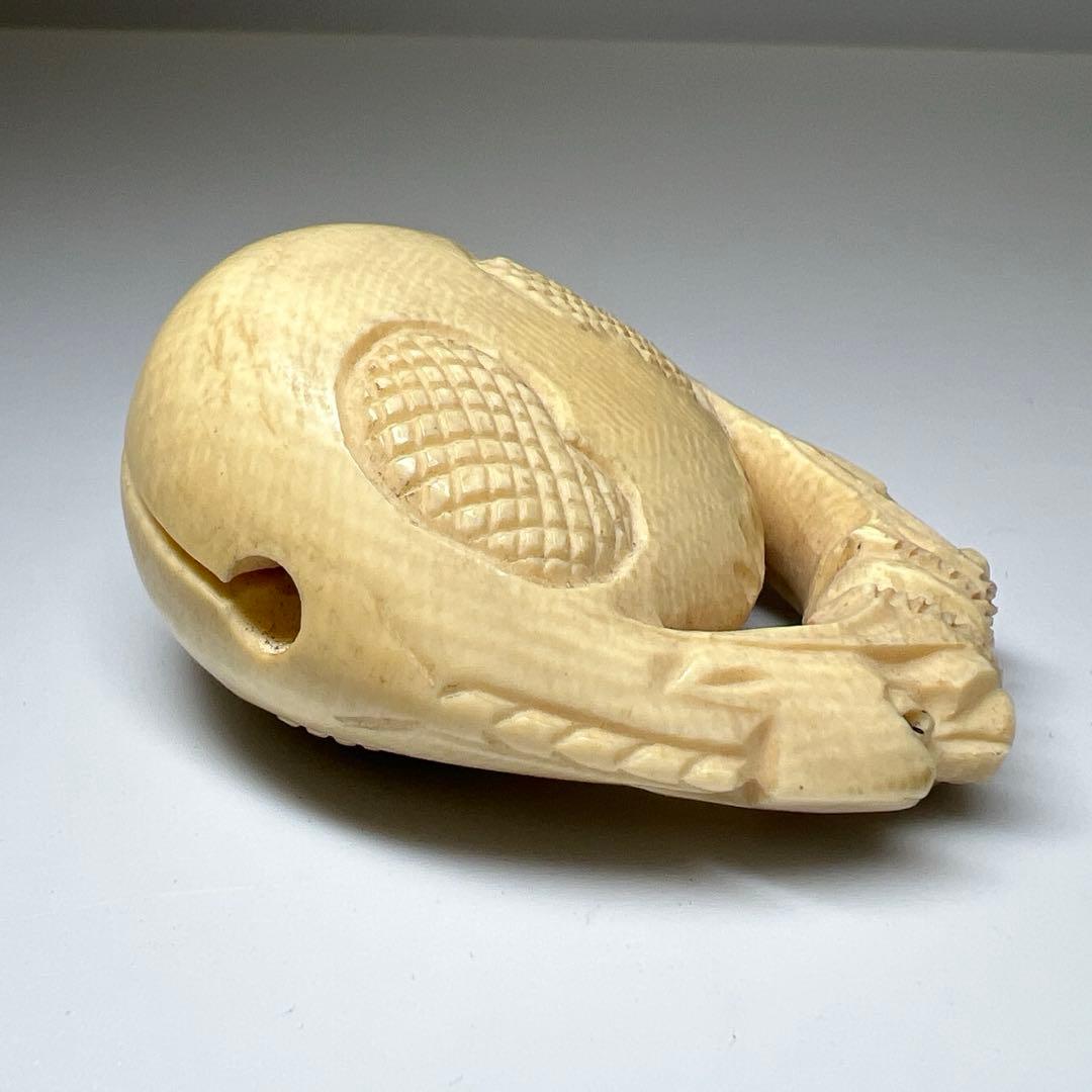 極上木魚根付　45g 東Y8-0109☆2Fタエチ