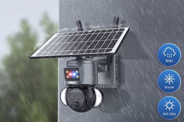 電源不要 60906 防犯ソーラーバッテリーセキュリティカメラ　BDSC-12X