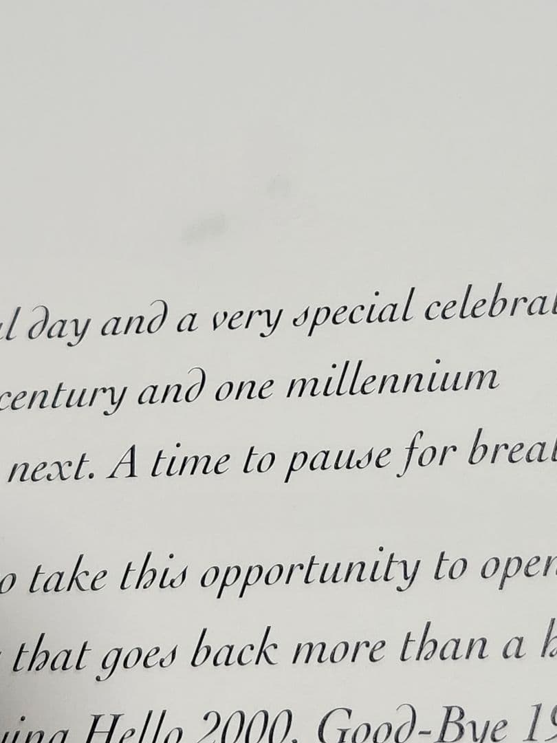 シュタイフ ティディベア Hello 2000 Good-Bye 1999