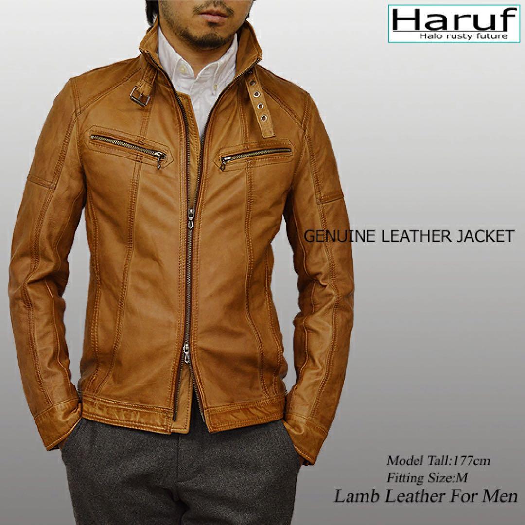 ゆ*う様 新品 本革 革ジャン レザージャケット ライダースジャケット メンズ