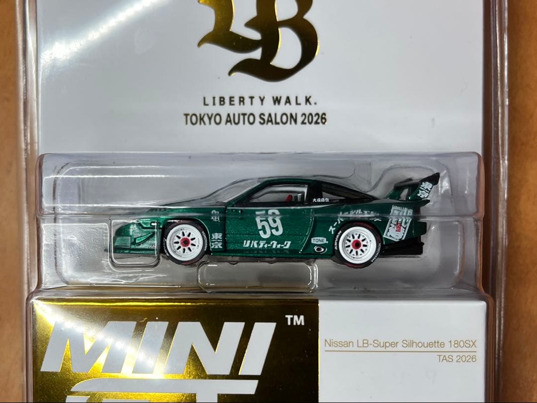 MINI GT LIBERTY WALK オートサロン2026 限定 180SX