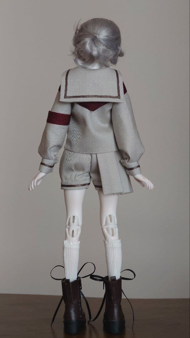 ドール用　衣装(マッシュルーム)　アウトフィット　1/4サイズ　ハンドメイド