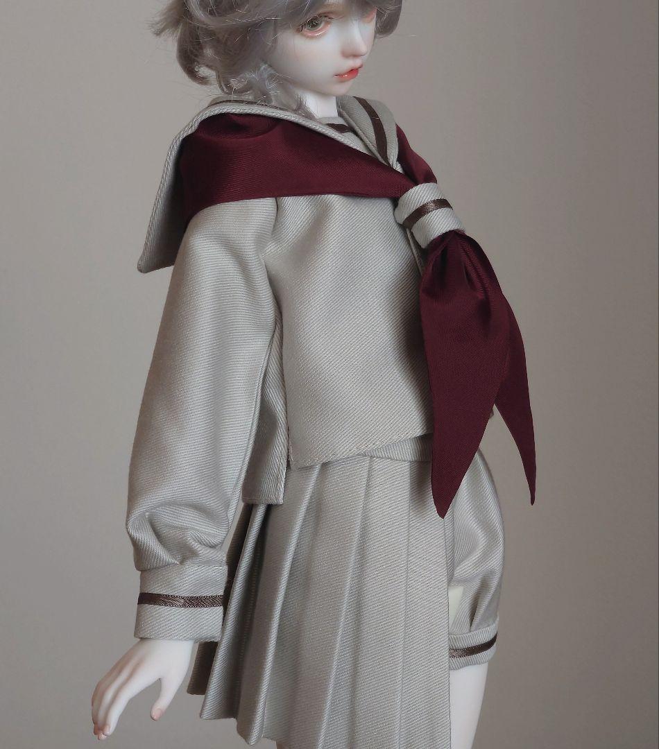 ドール用　衣装(マッシュルーム)　アウトフィット　1/4サイズ　ハンドメイド