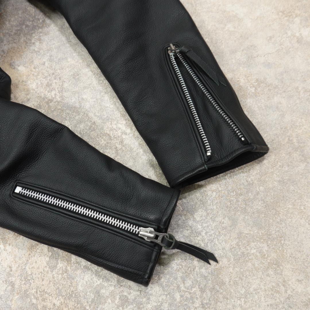 TEDMAN 100着限定 シングルレザージャケット 40 ダブルジップ