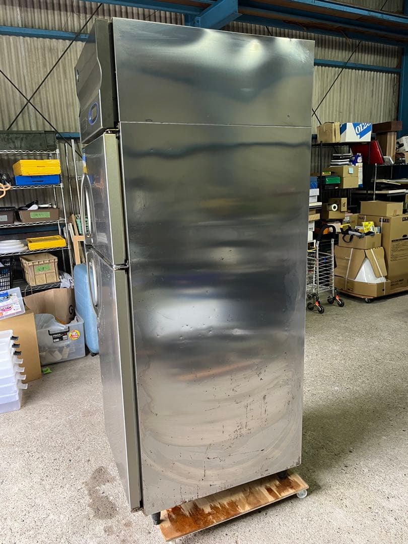 【動作良好】ホシザキ 業務用冷凍冷蔵庫 HRF-63Z ステンレス 2ドアタイプ