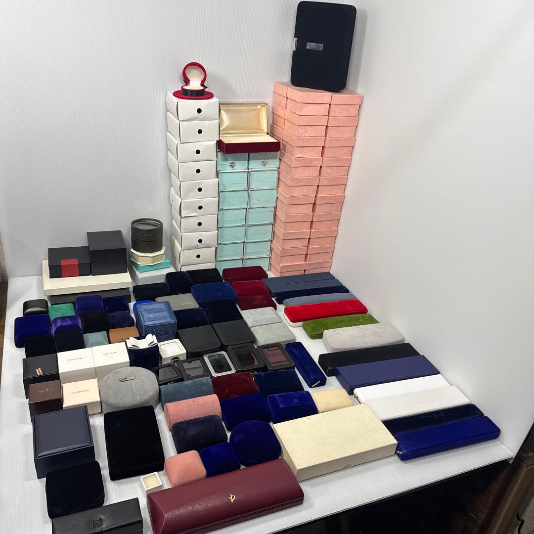 【超大量148点】ジュエリーケース アクセサリーケース 他 空箱 まとめ売り